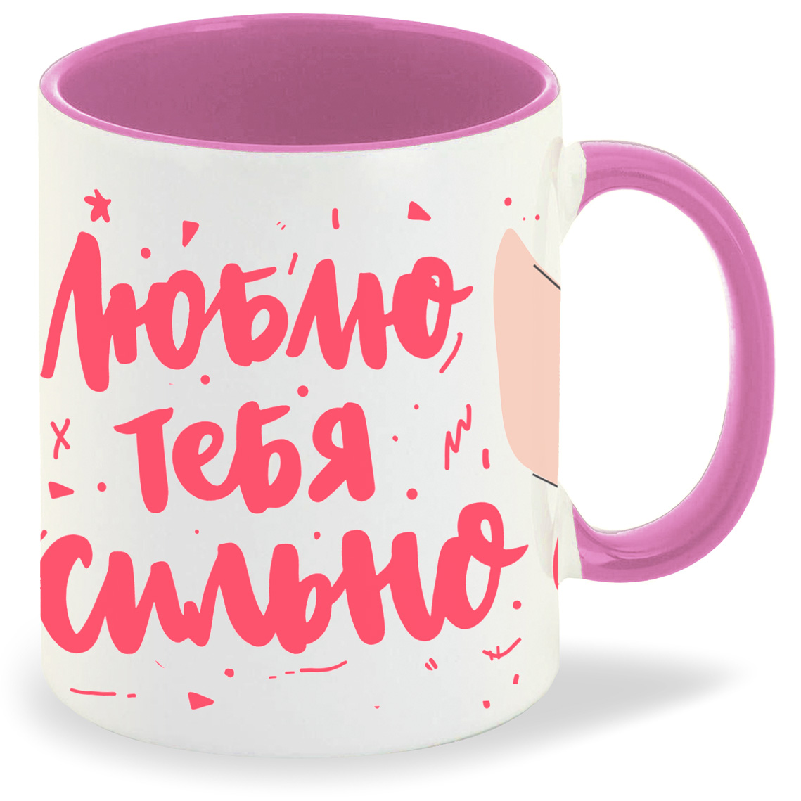 

Кружка CoolPodarok Люблю тебя сильно, Люблю тебя сильно