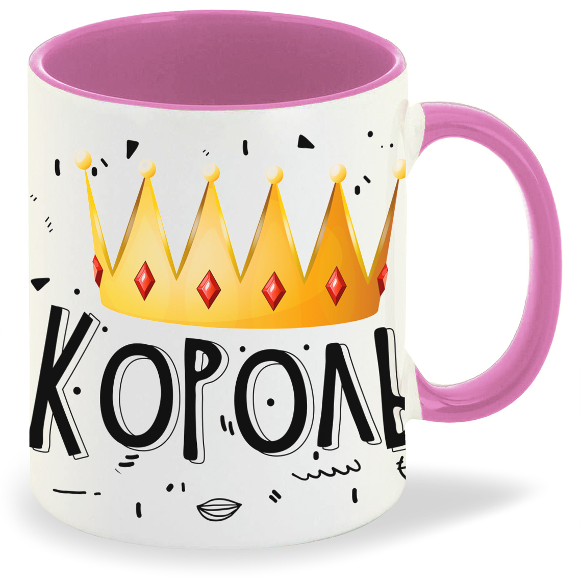 

Кружка CoolPodarok Король ее сердца, Король ее сердца