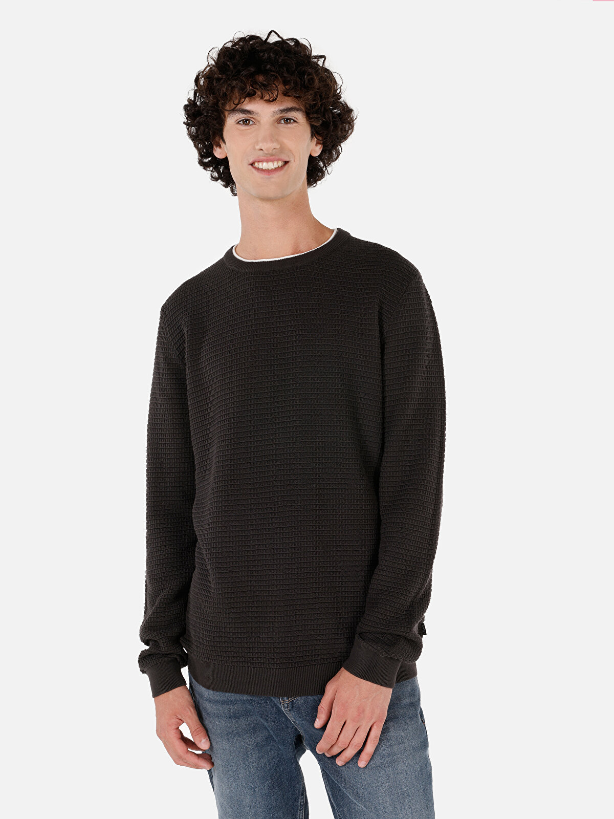 

Джемпер мужской Colin's CL1071672 серый XL, CL1071672