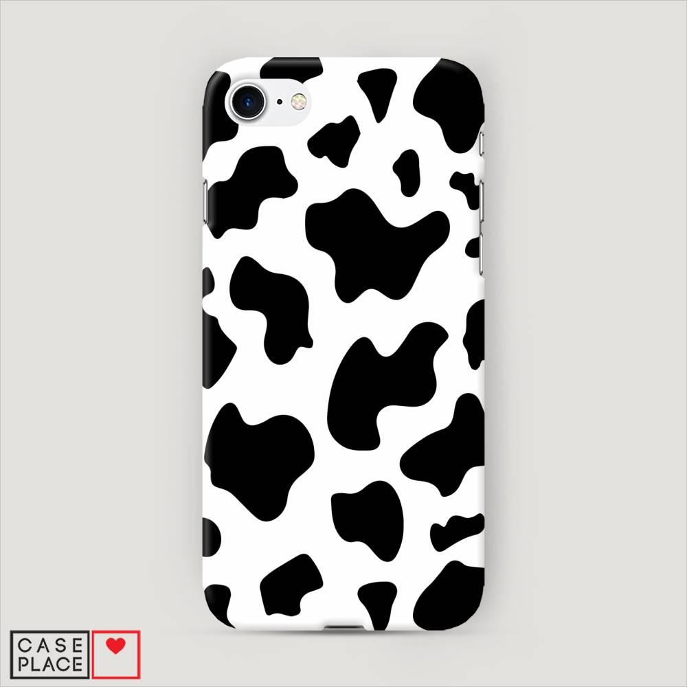 

Пластиковый чехол "Пятна коровы" на Apple iPhone 8, 10820-1