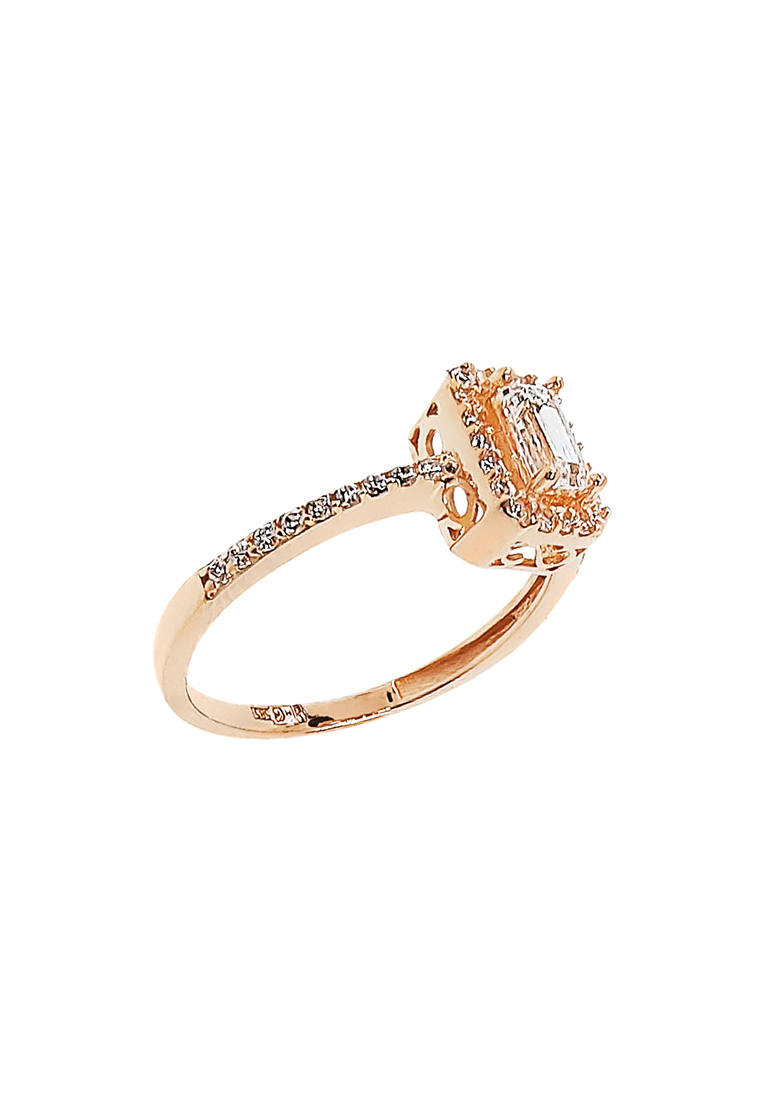 

Кольцо из красного золота с фианитом р.  Kari Jewelry Зл585К-4Б0700Ф1, Зл585К-4Б0700Ф1
