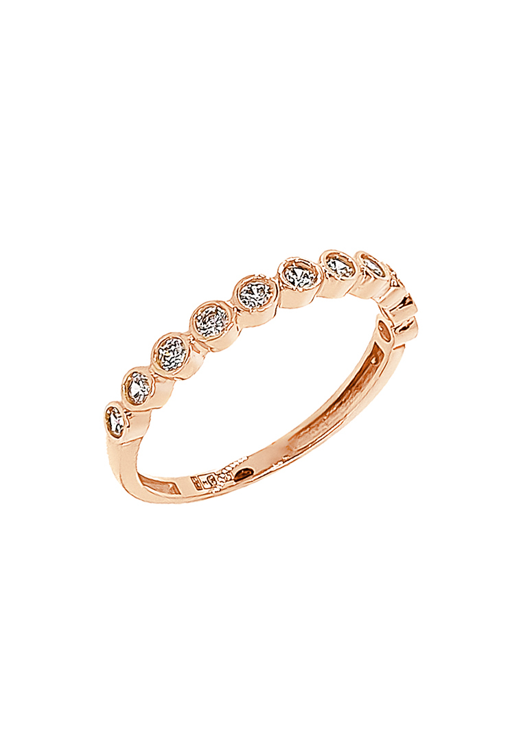 

Кольцо из золота р.  Kari Jewelry Зл585К-4Б0600Ф1, фианит, Зл585К-4Б0600Ф1