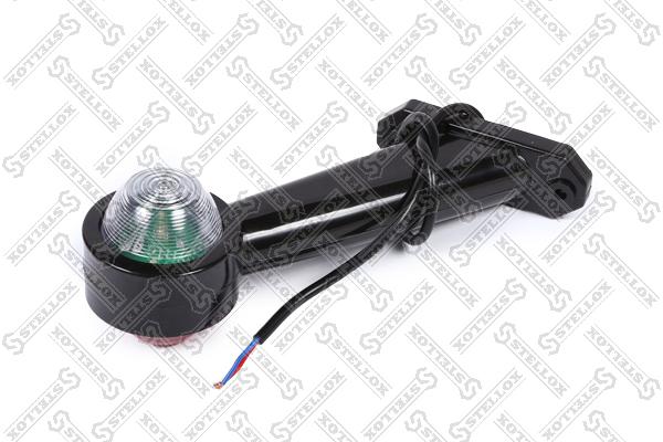 

87-33520-Sx фонарь Габаритный Led, Рожок Кр/Бел Наклонный, Epdm Universal Stellox 8733520S