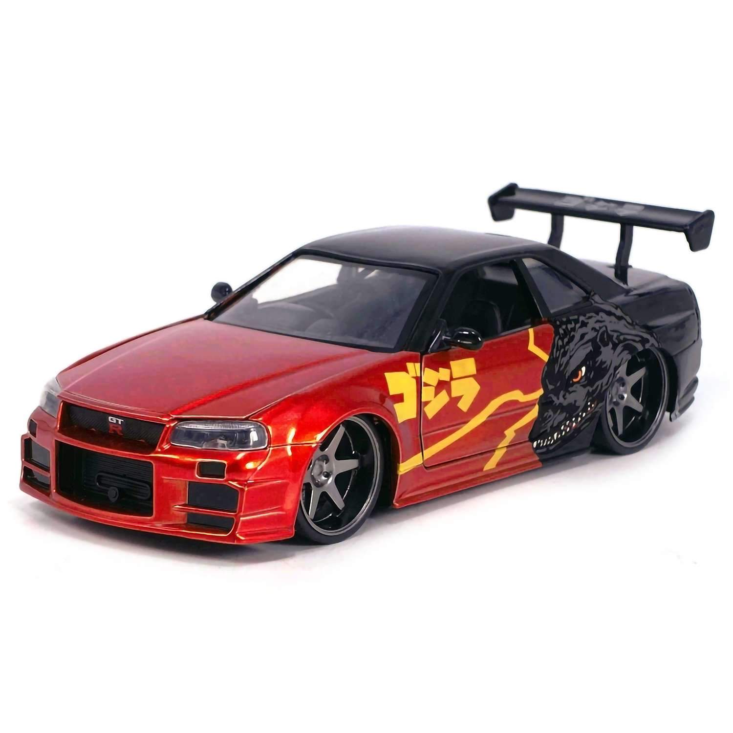 

Модель Машинки Jada Toys Hollywood Rides 1:24 Godzilla Nissan GTR 35133