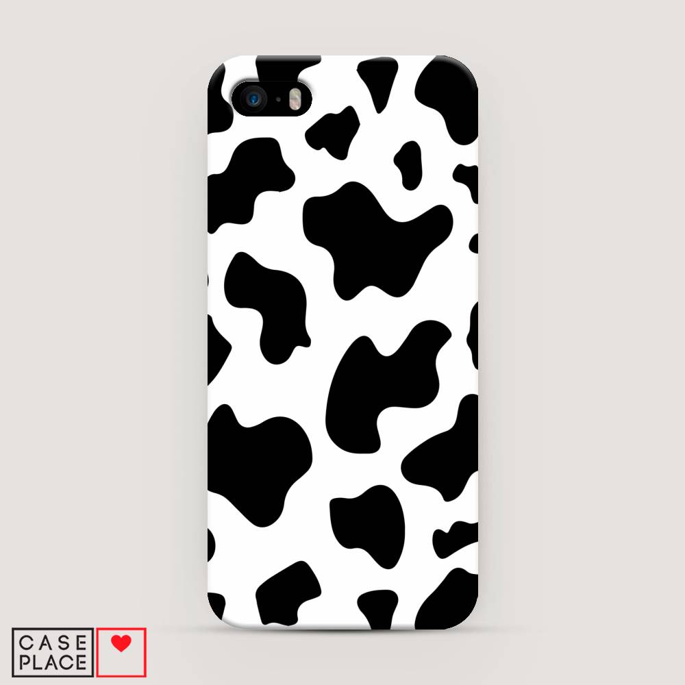 

Пластиковый чехол "Пятна коровы" на Apple iPhone 5, 10320-1