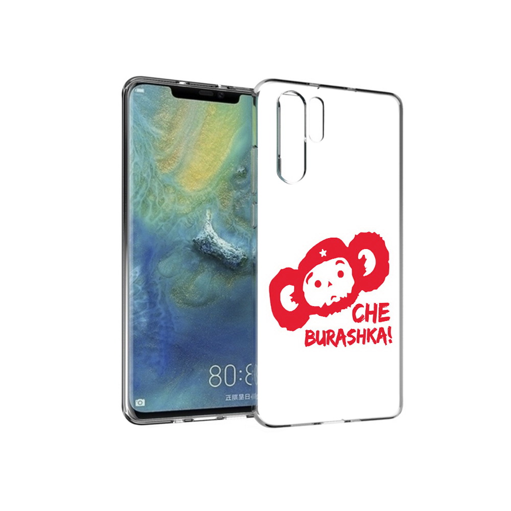 

Чехол MyPads Tocco для Huawei P30 Pro чебурашка, Прозрачный, Tocco