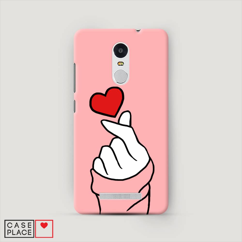 

Пластиковый чехол "Милое сердечко" на Xiaomi Redmi Note 3