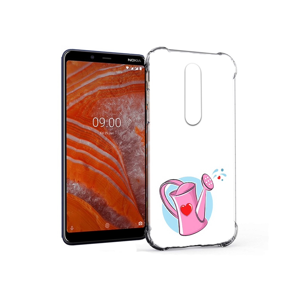 

Чехол MyPads Tocco для Nokia 3.1 Plus Лейка любви 14 февраля (PT121397.96.103), Прозрачный, Tocco