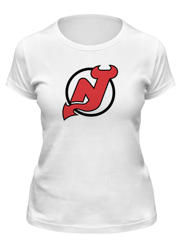 

Футболка женская Printio Nj devils белая 2XL, Белый, Nj devils