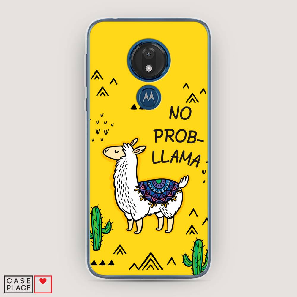 

Чехол Awog на Motorola Moto G7 / Моторола Мото G7 "No probLLama", Разноцветный, 241150-2