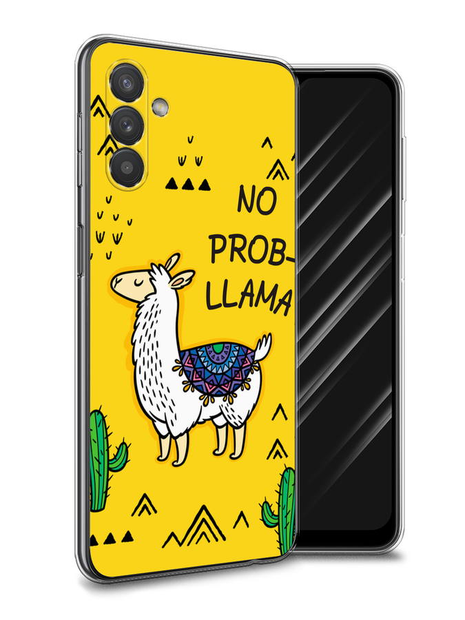 

Чехол Awog на Samsung Galaxy A13 5G / Самсунг A13 5G "No probLLama", Разноцветный, 2104150-2