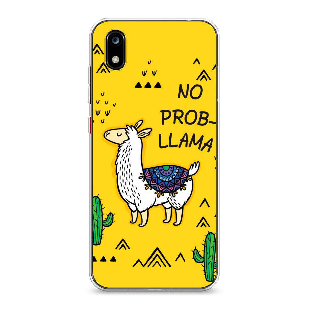 

Чехол Awog на ZTE Blade A7 2019 / ЗТЕ Блэйд A7 2019 "No probLLama", Разноцветный, 133150-2