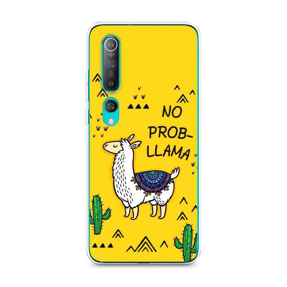 

Чехол Awog на Xiaomi Mi 10 "No probLLama", Разноцветный, 37550-2