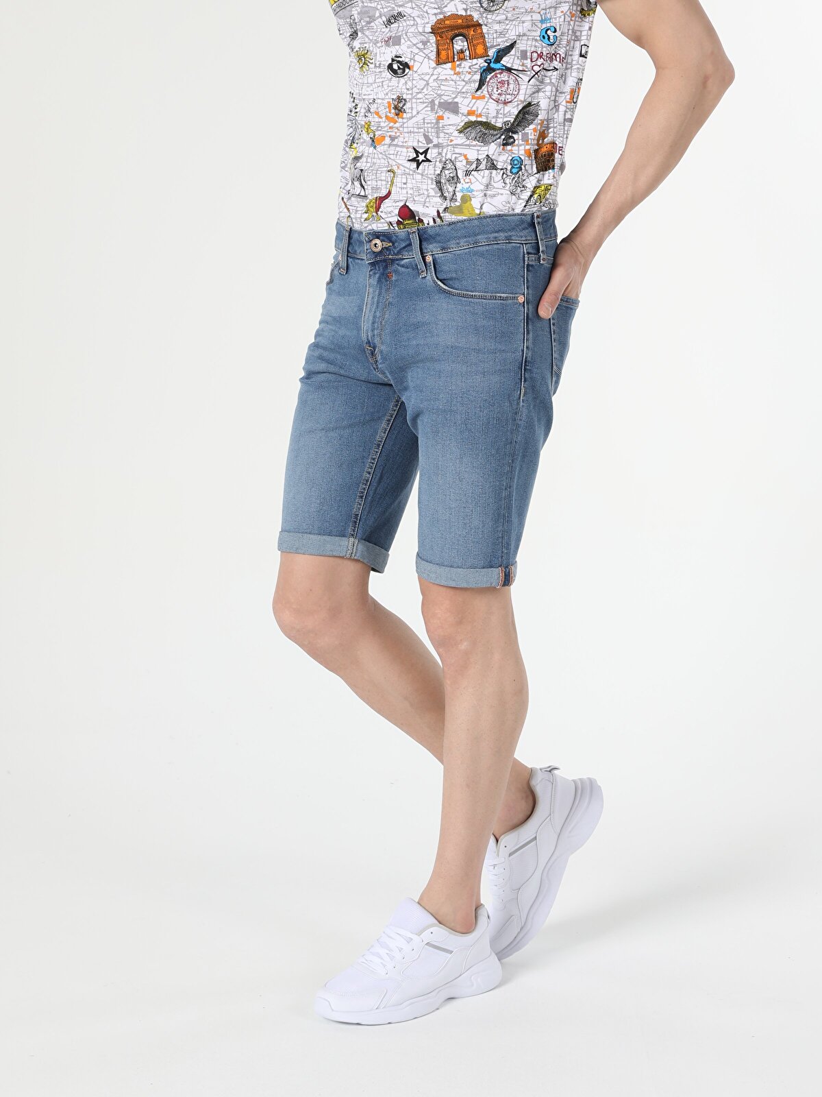

Шорты мужские Colin's CL1054566_Q1.V1_DN03745 синие XL, CL1054566_Q1.V1_DN03745