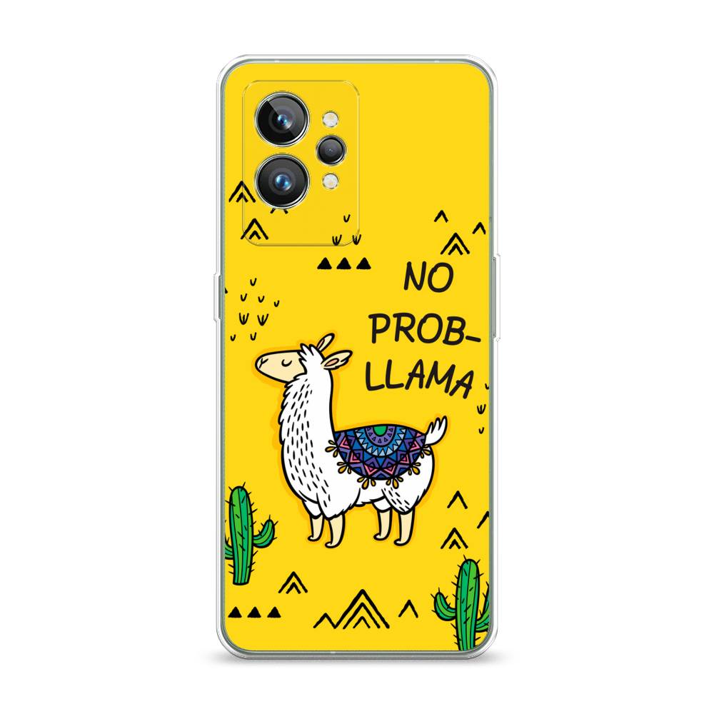 

Чехол Awog на Realme GT 2 Pro "No probLLama", Разноцветный, 258650-2