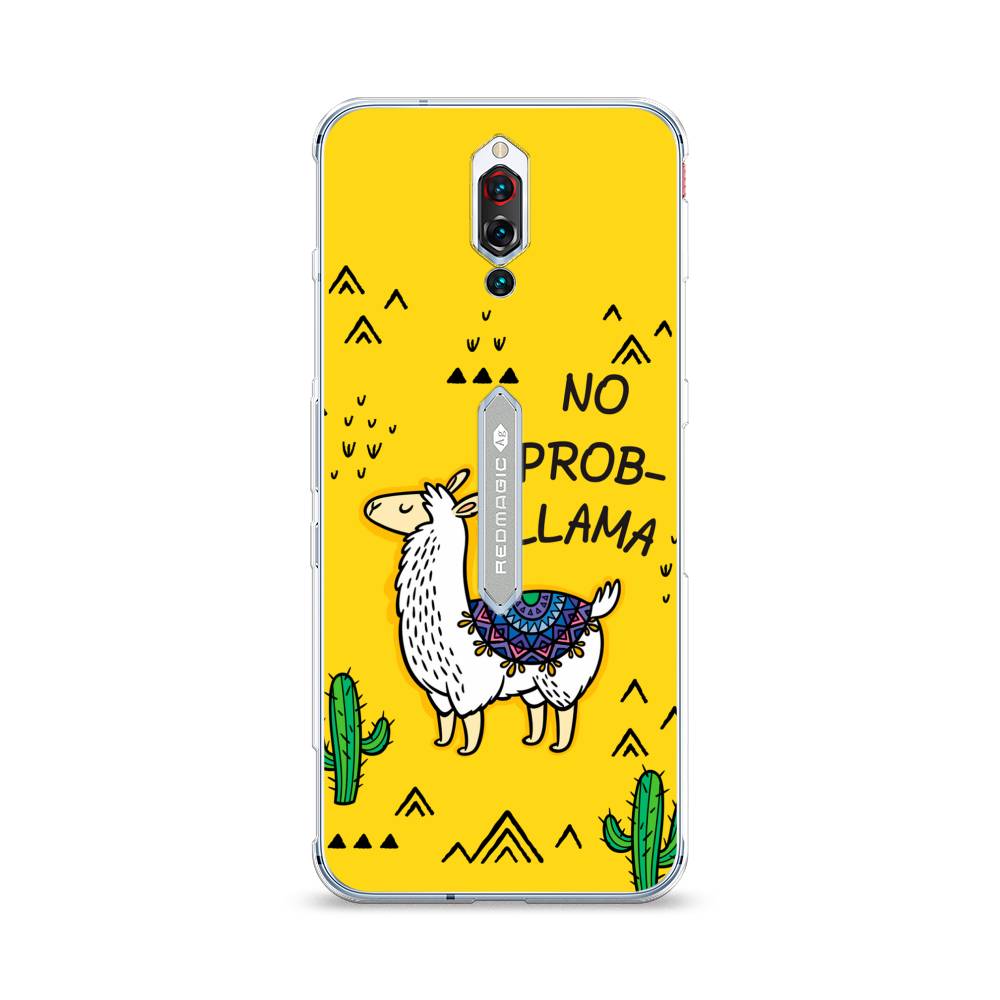 

Чехол Awog на ZTE Red Magic 5S / ЗТЕ Red Magic 5S "No probLLama", Разноцветный, 134250-2