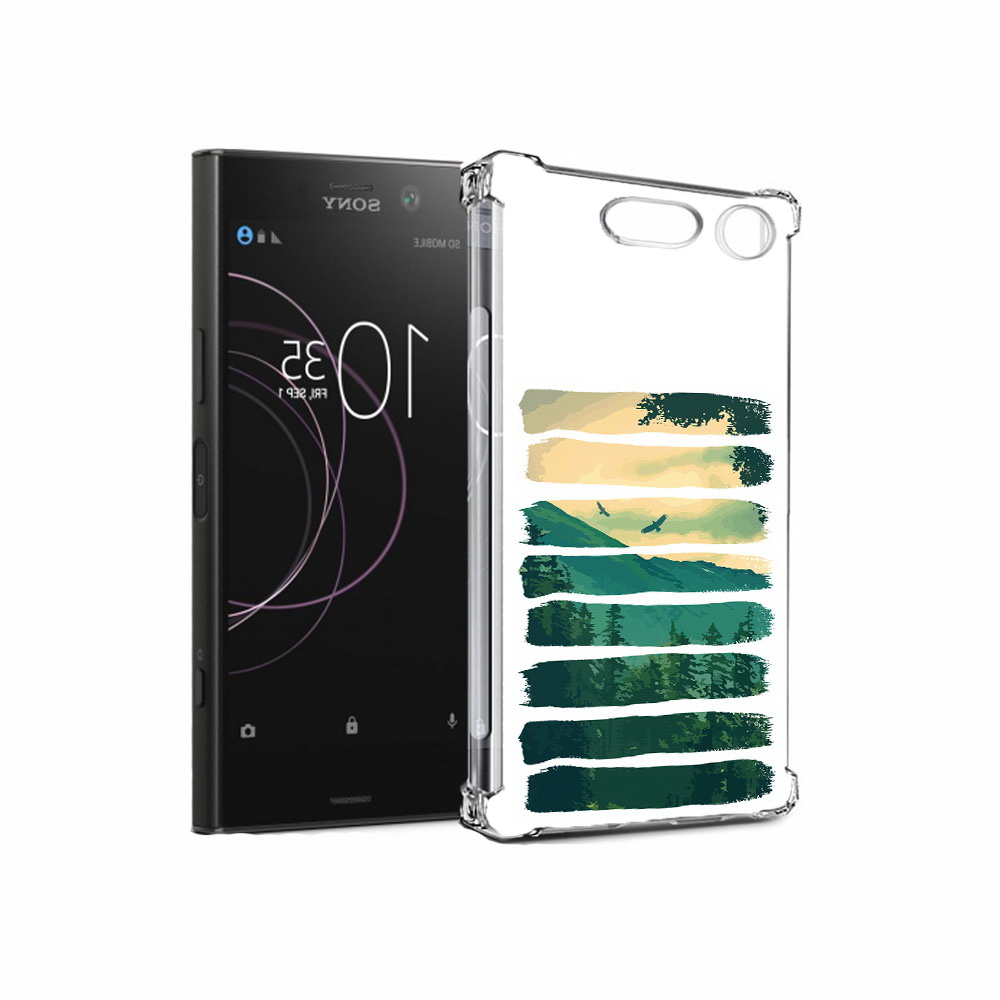 

Чехол MyPads Tocco для Sony Xperia XZ1 Лесная чаща (PT77229.221.107), Прозрачный, Tocco