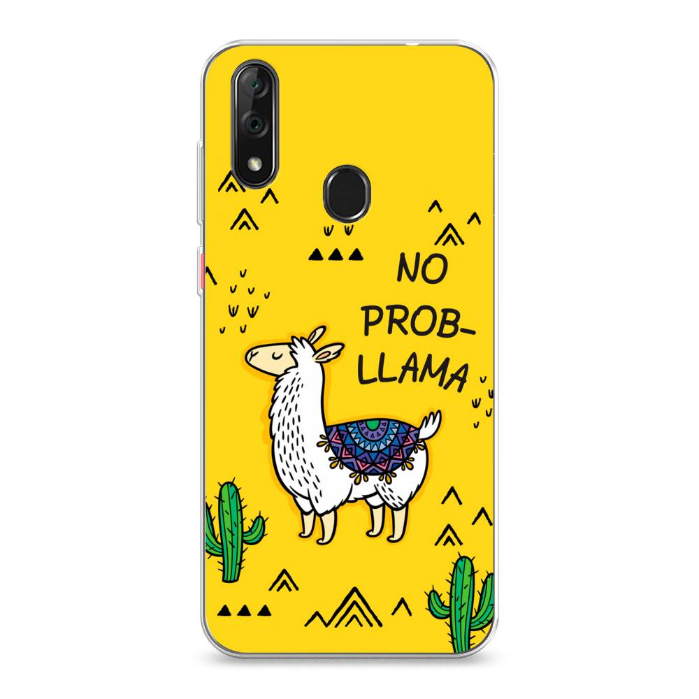 

Чехол Awog на ZTE Blade V10 / ЗТЕ Блэйд V10 "No probLLama", Разноцветный, 132750-2