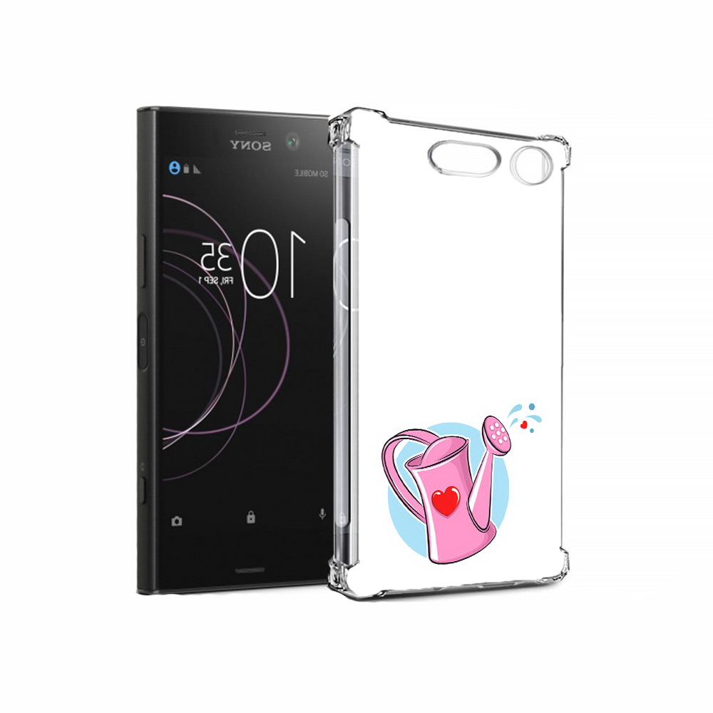 

Чехол MyPads Tocco для Sony Xperia XZ1 Лейка любви 14 февраля (PT77229.221.103), Прозрачный, Tocco
