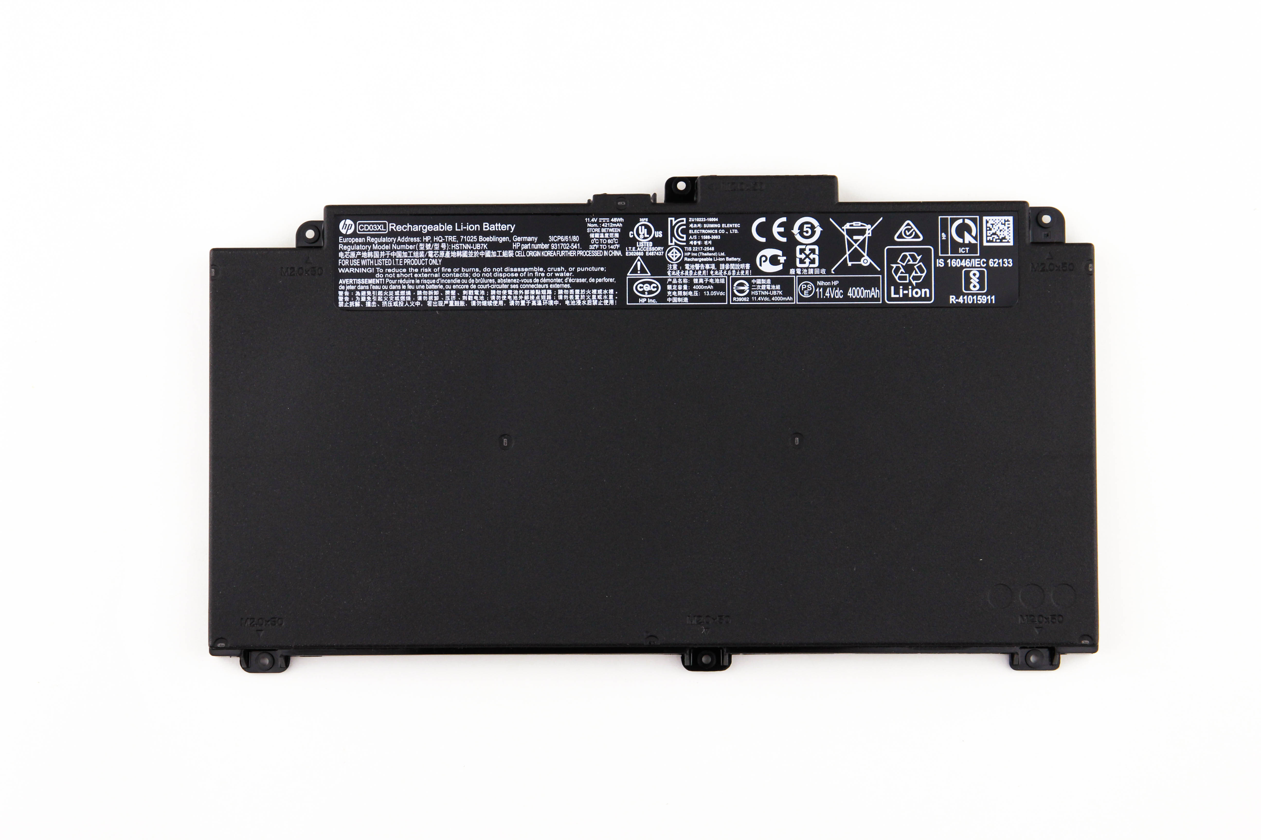 

Аккумулятор для ноутбука HP 640 G4 650 G4 (11.4V 4000mAh) ORG CD03XL