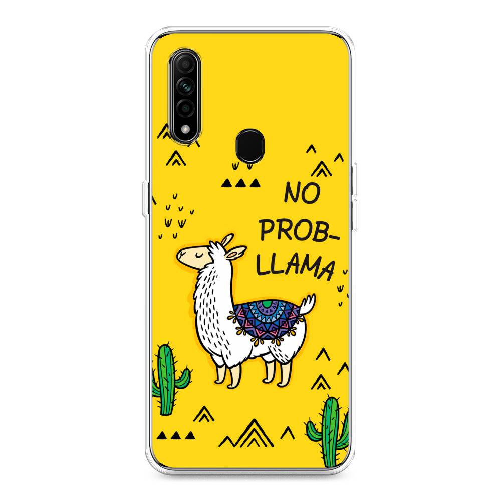 

Чехол Awog на Oppo A31 "No probLLama", Разноцветный, 252250-2