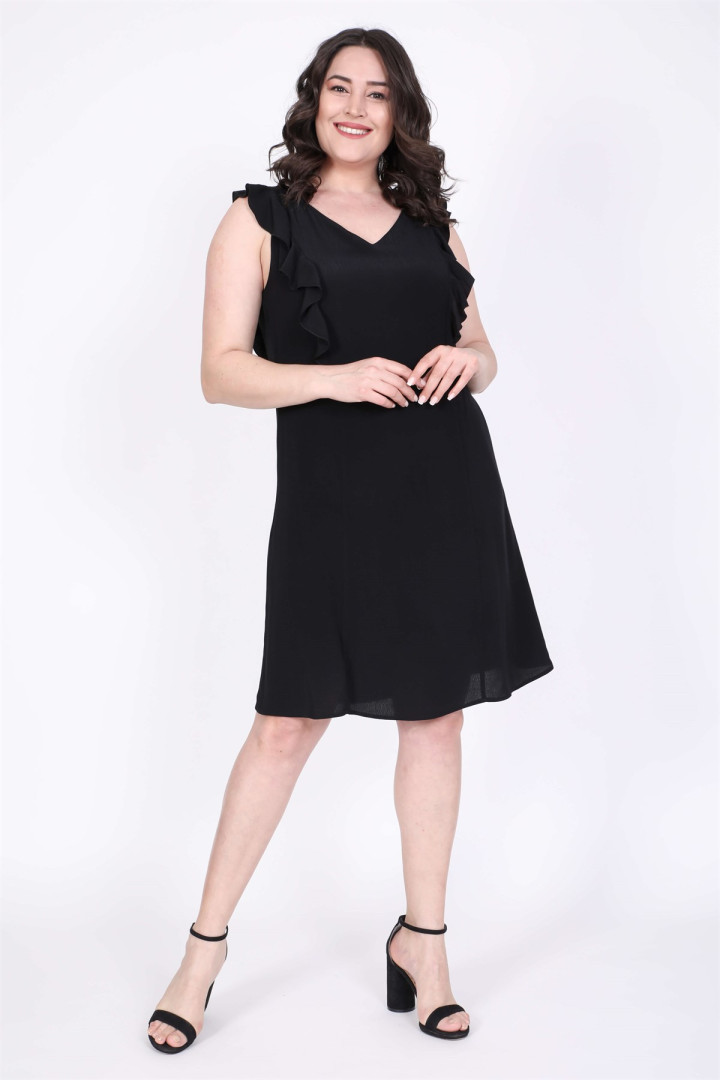 

Платье женское My Line Moda 280 черное 40 RU (товары доставляются из-за рубежа), 280