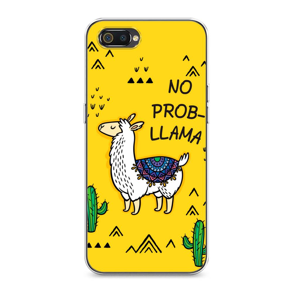 

Чехол Awog на Realme C2 "No probLLama", Разноцветный, 251150-2