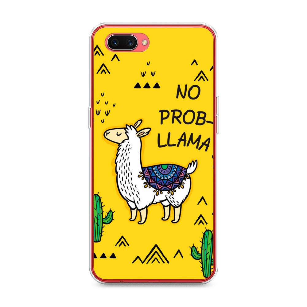 

Чехол Awog на Oppo A3s "No probLLama", Разноцветный, 250650-2