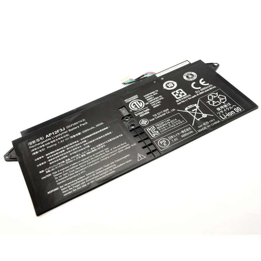 

Аккумулятор для ноутбука Acer S7-391 (7.6V 35Wh) AP12F3J