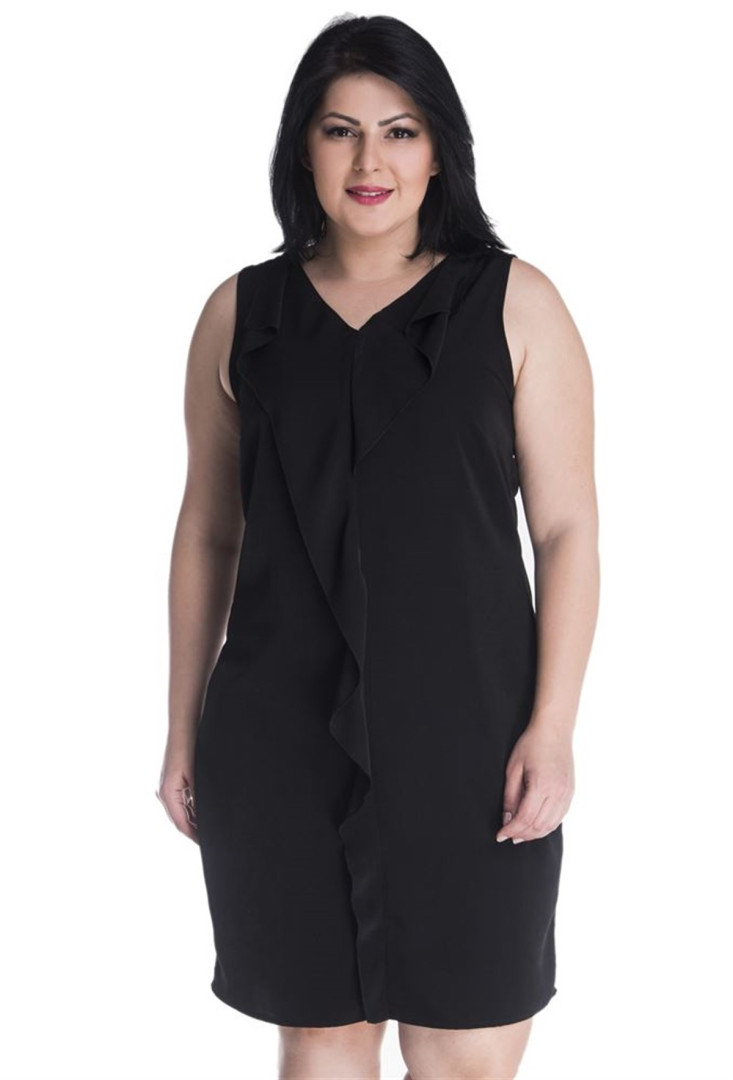 

Платье женское My Line Moda 128 черное 48 RU (товары доставляются из-за рубежа), 128
