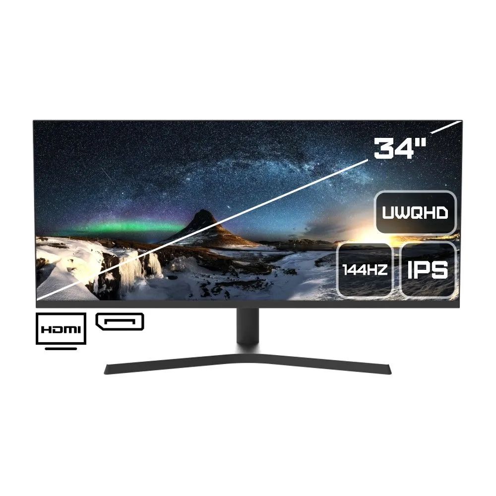 

34" Монитор Lime X315 черный 144Hz 3440x1440 IPS, X315