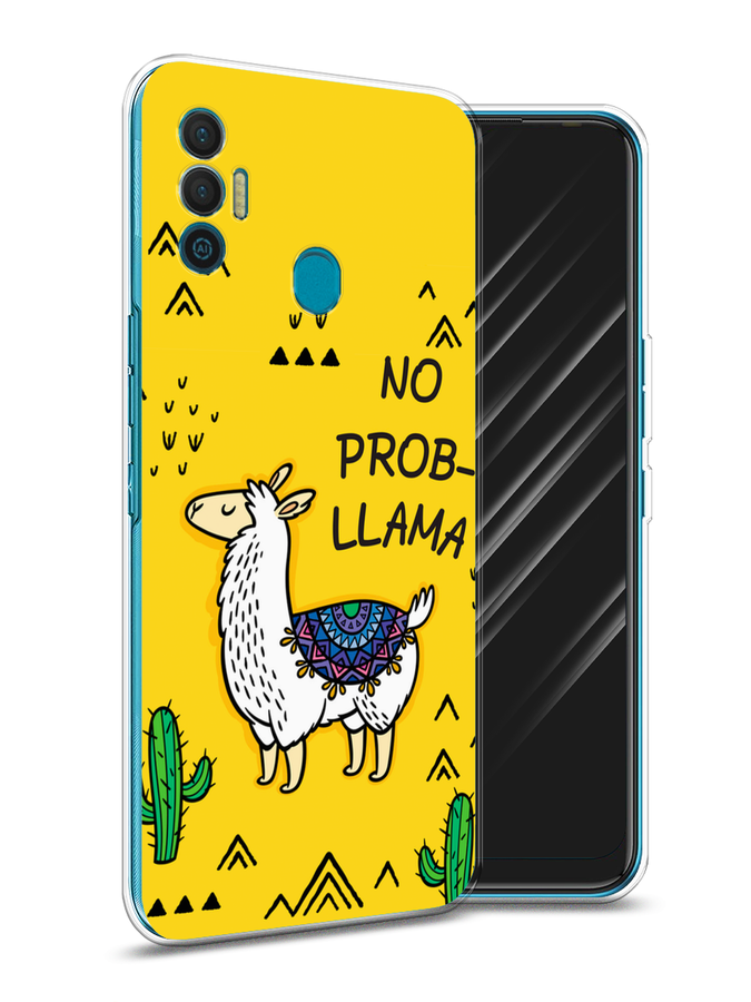 

Чехол Awog на Realme C15 "No probLLama", Разноцветный, 255050-2