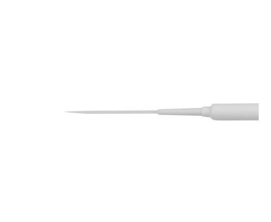 Кисть Roubloff Aqua White №2 - лайнер, белоснежная синтетика, ручка soft touch