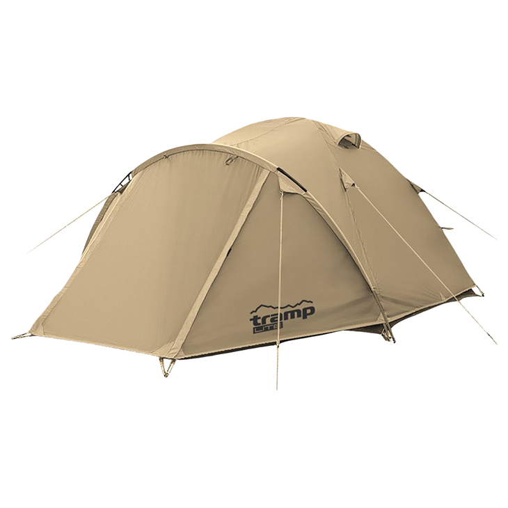 Палатка туристическая Tramp Lite Camp 4 4 места песочная