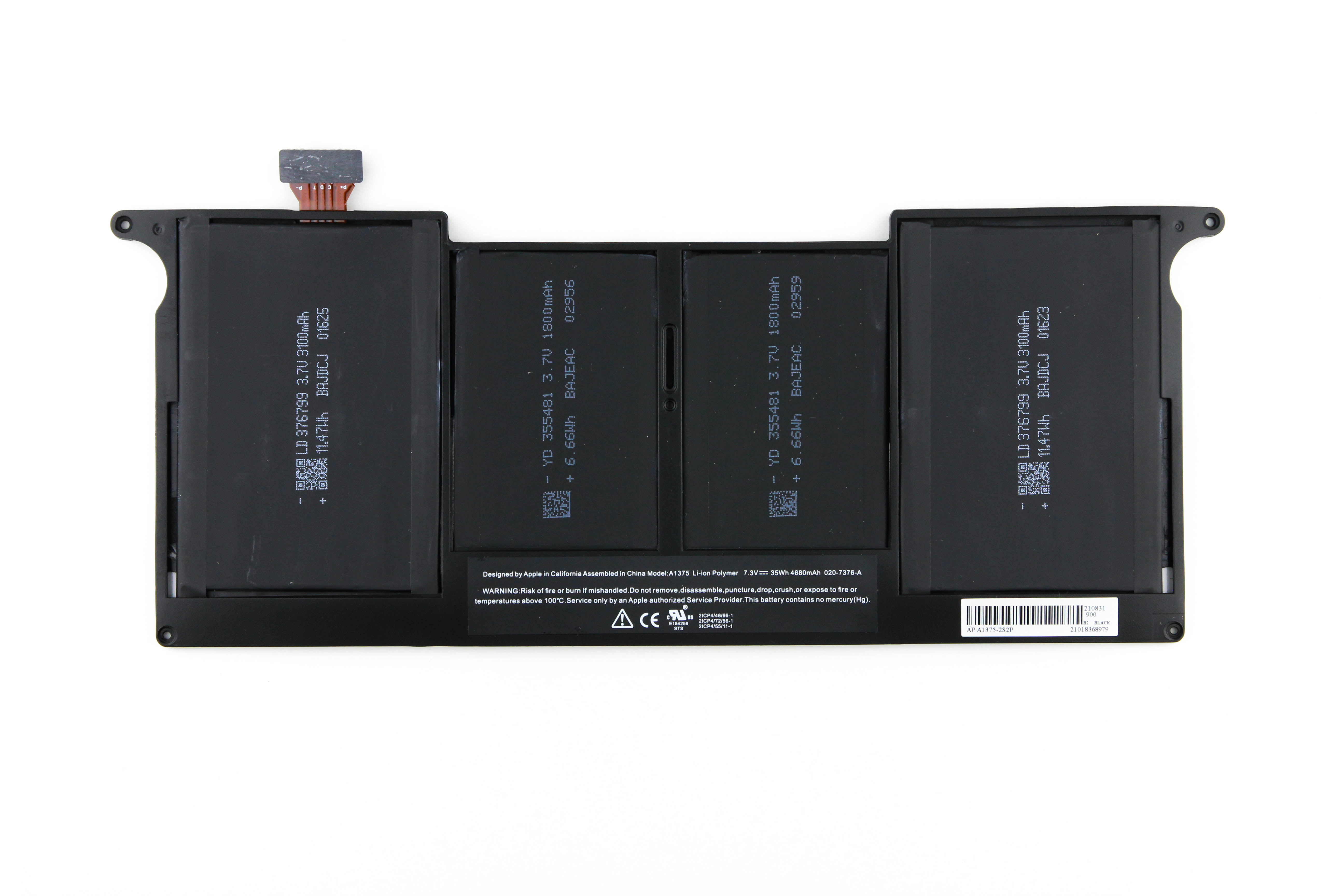 

Аккумулятор для ноутбука Apple A1375 A1370 OEM (7.3V 35Wh)