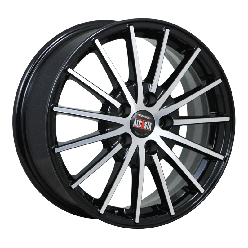 

Колесный диск ALCASTA, M60 7x17/5x114.3ET47 67.1 Bkf, Черный;серебристый