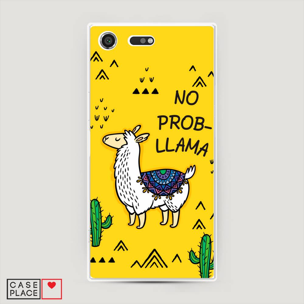 

Чехол Awog на Sony Xperia XZ Premium "No probLLama", Разноцветный, 52450-2
