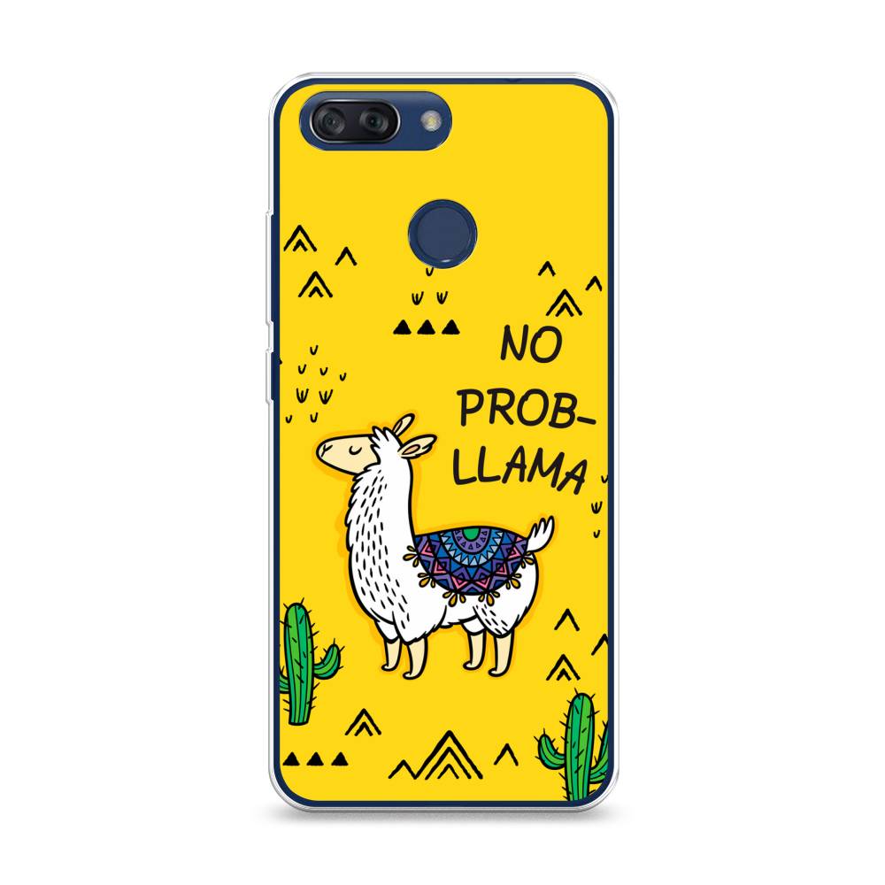 

Чехол Awog на ZTE Blade V9 Vita / ЗТЕ Блэйд V9 Vita "No probLLama", Разноцветный, 132550-2