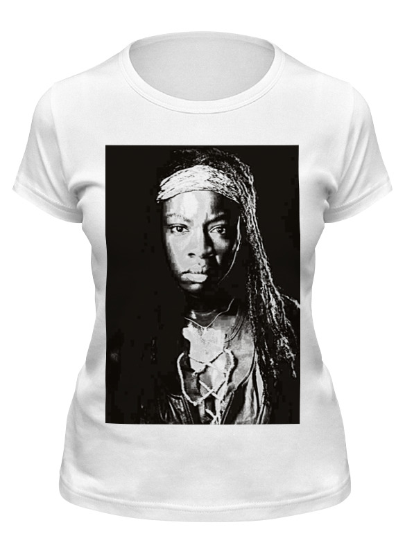 Футболка женская Printio The walking dead michonne белая 2XL