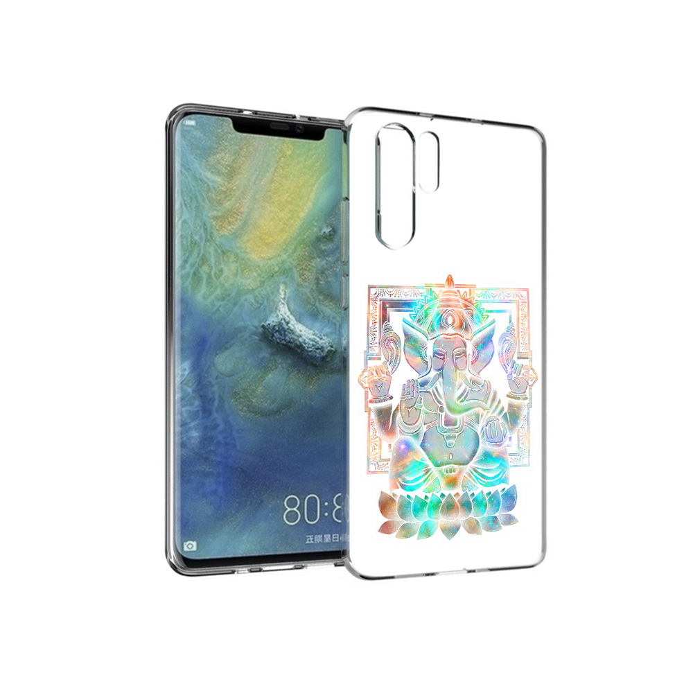 

Чехол MyPads Tocco для Huawei P30 Pro умный слон, Прозрачный, Tocco