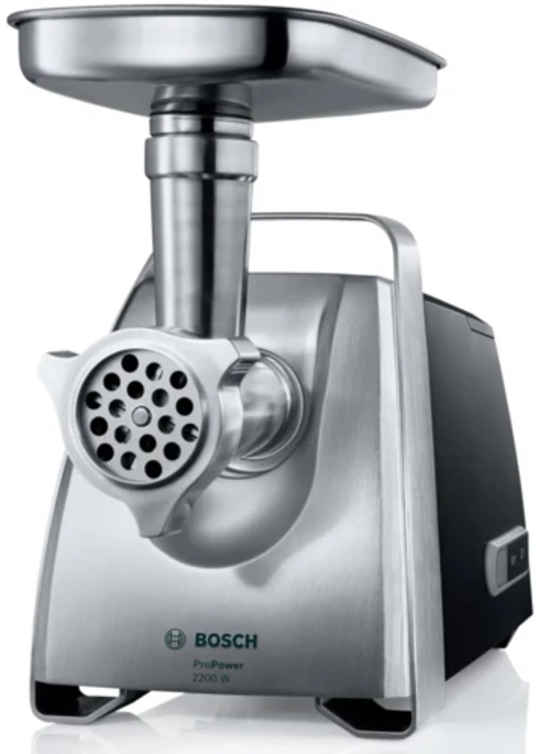 Электромясорубка Bosch MFW68660 800 Вт серебристый; черный