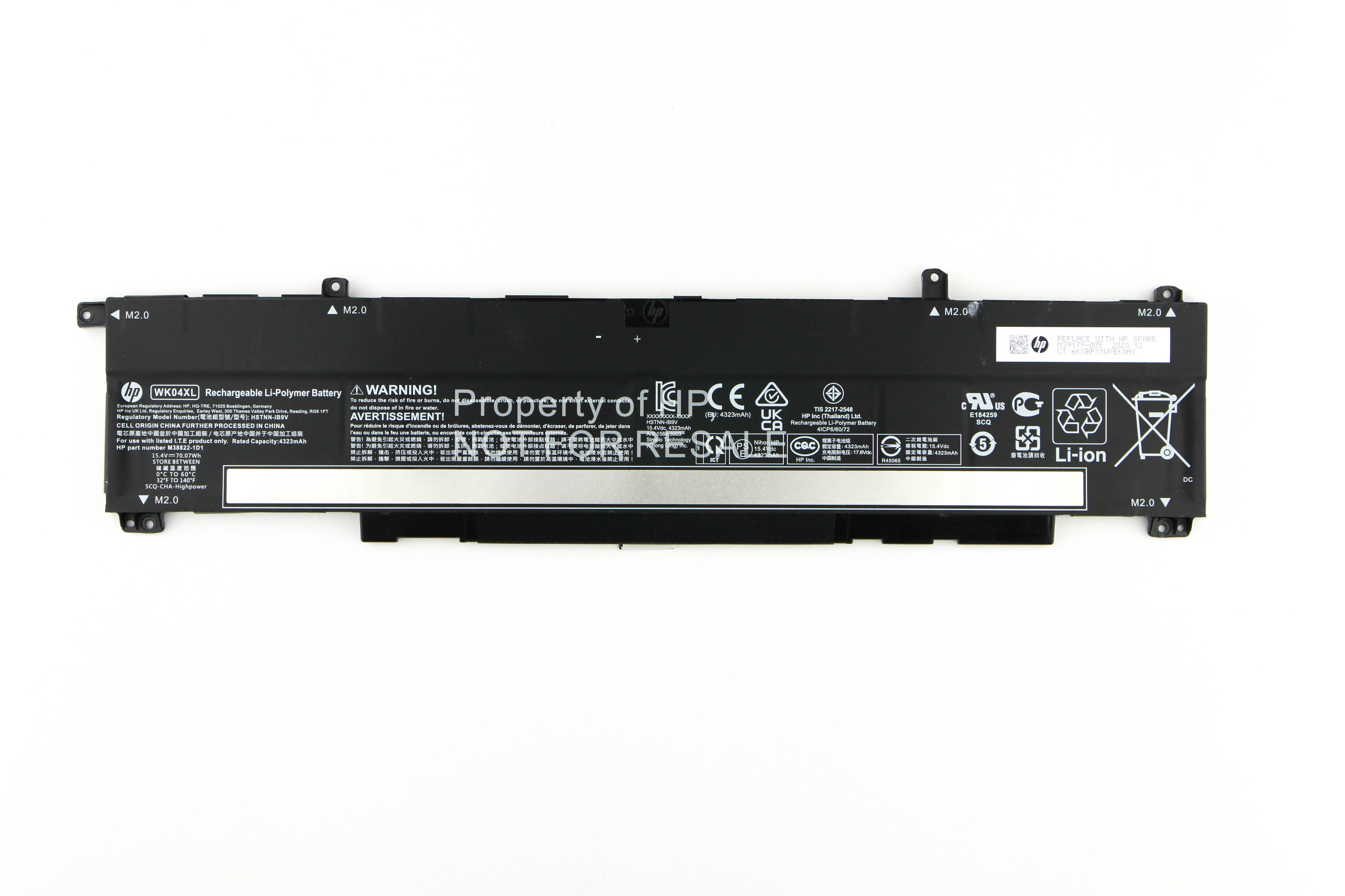 

Аккумулятор для ноутбука HP 16-D ORG (15.4V 4323mAh) WK04XL