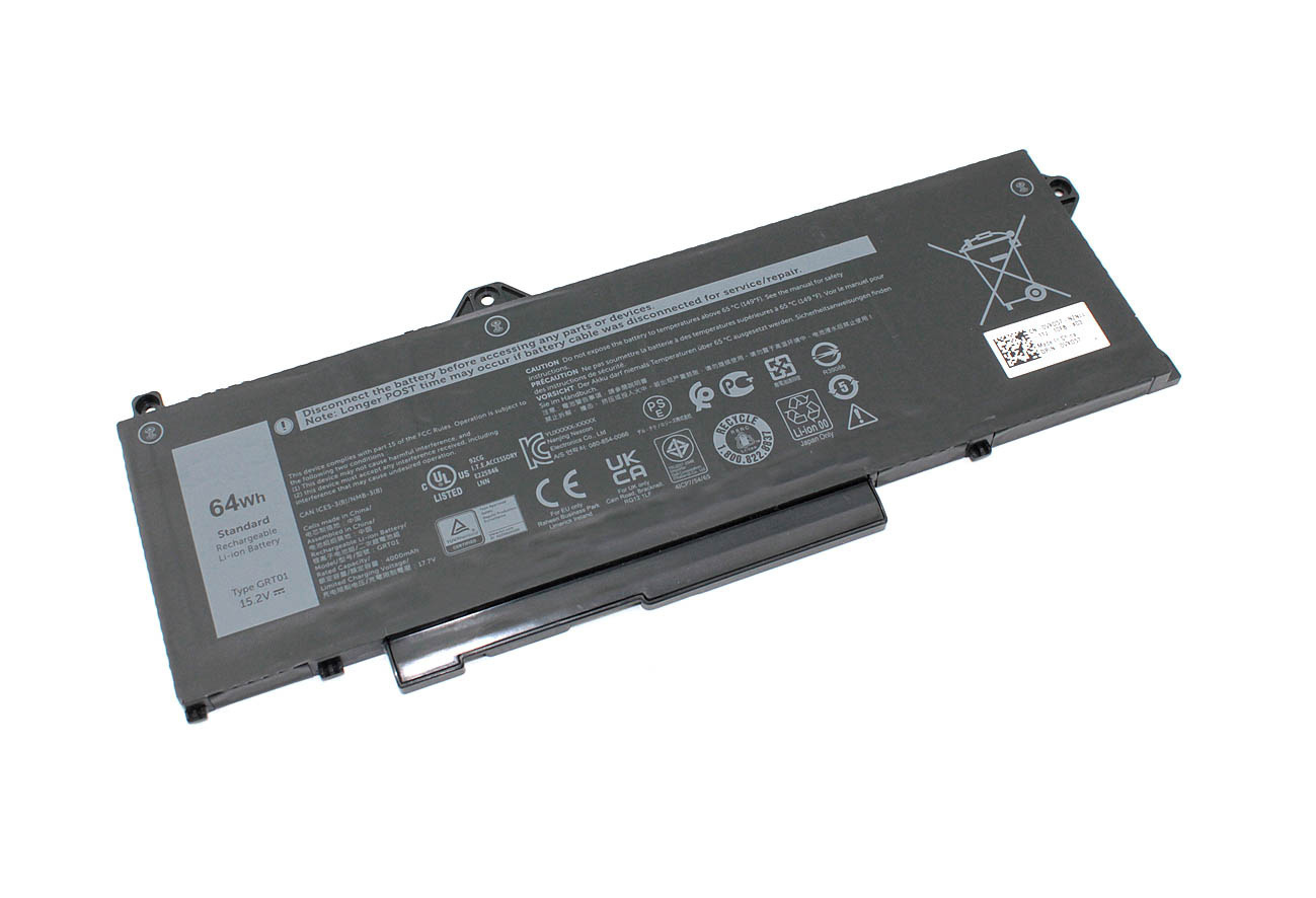 

Аккумулятор для ноутбука Dell Latitude 15 5521 (15.2V 4000mAh) GRT01 0R05P0