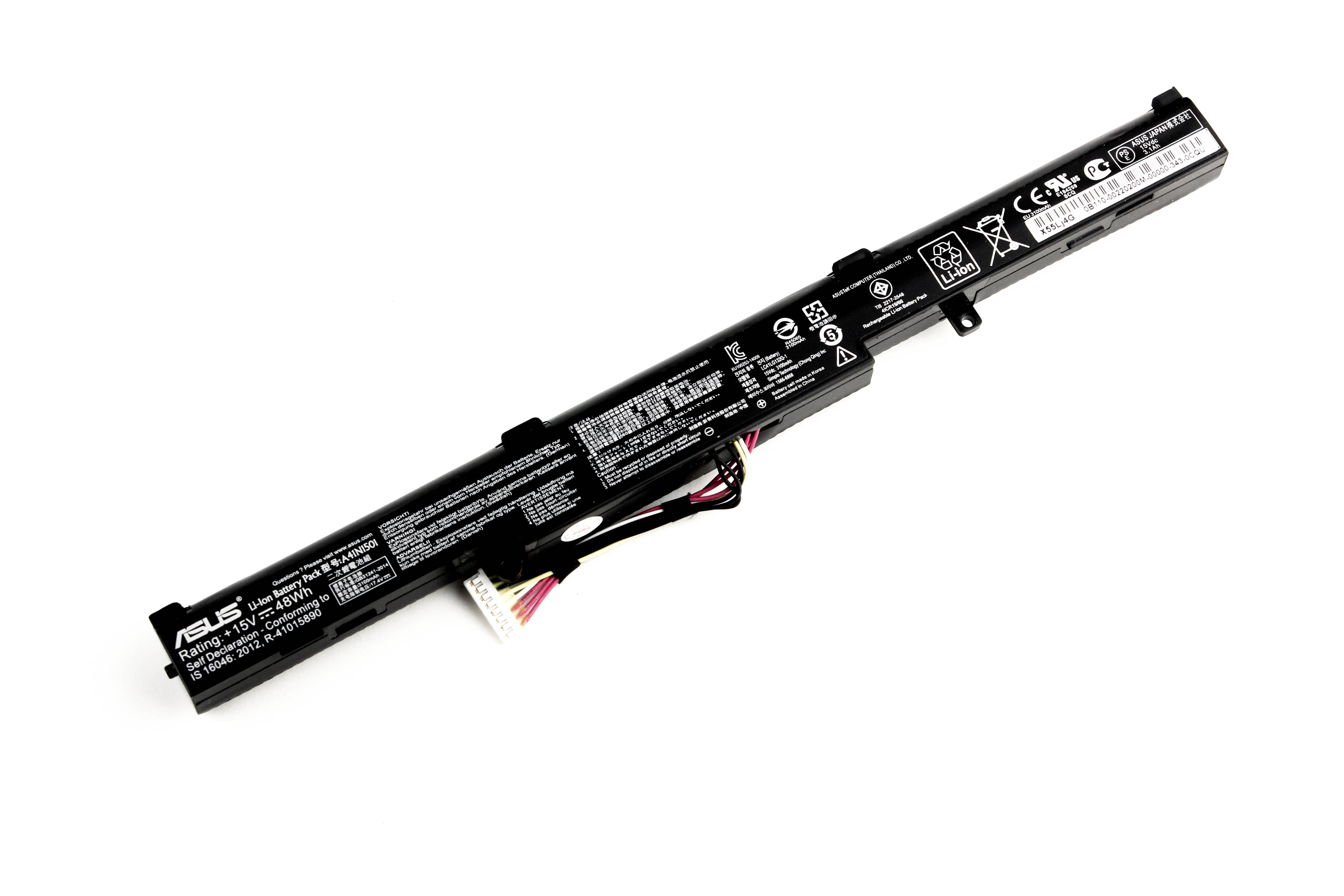 

Аккумулятор для ноутбука Asus N552 G752VW (14.4V 2200mAh) A41N1501