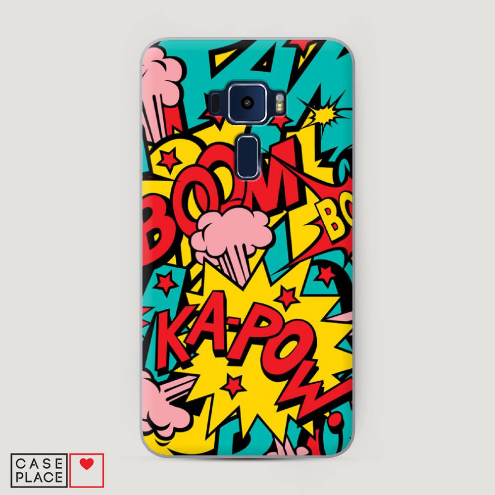 

Чехол Awog на Asus Zenfone 3 ZE552KL "Постер pop art", Голубой;желтый;красный, 41250-9