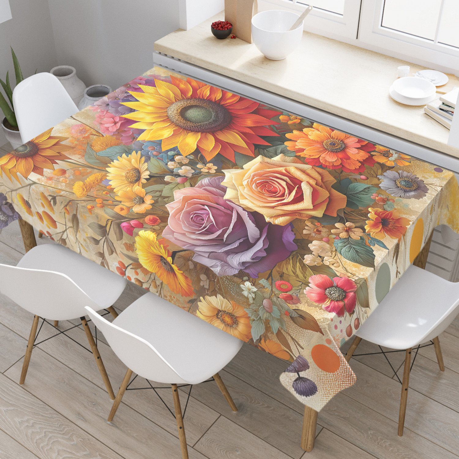 

Скатерть JoyArty Летние цветы 180х145, tc_sd1698_180x145, Розовый, Летние цветы