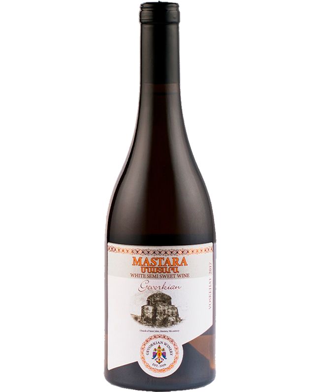 

Вино Gevorkian Winery Мастара Белое Полусладкое 2017 г.у. 12,0% 0,75 л