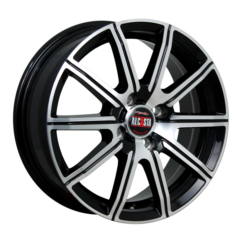 

Колесный диск ALCASTA, M55 6x15/5x100ET38 57.1 Bkf, Черный;серебристый