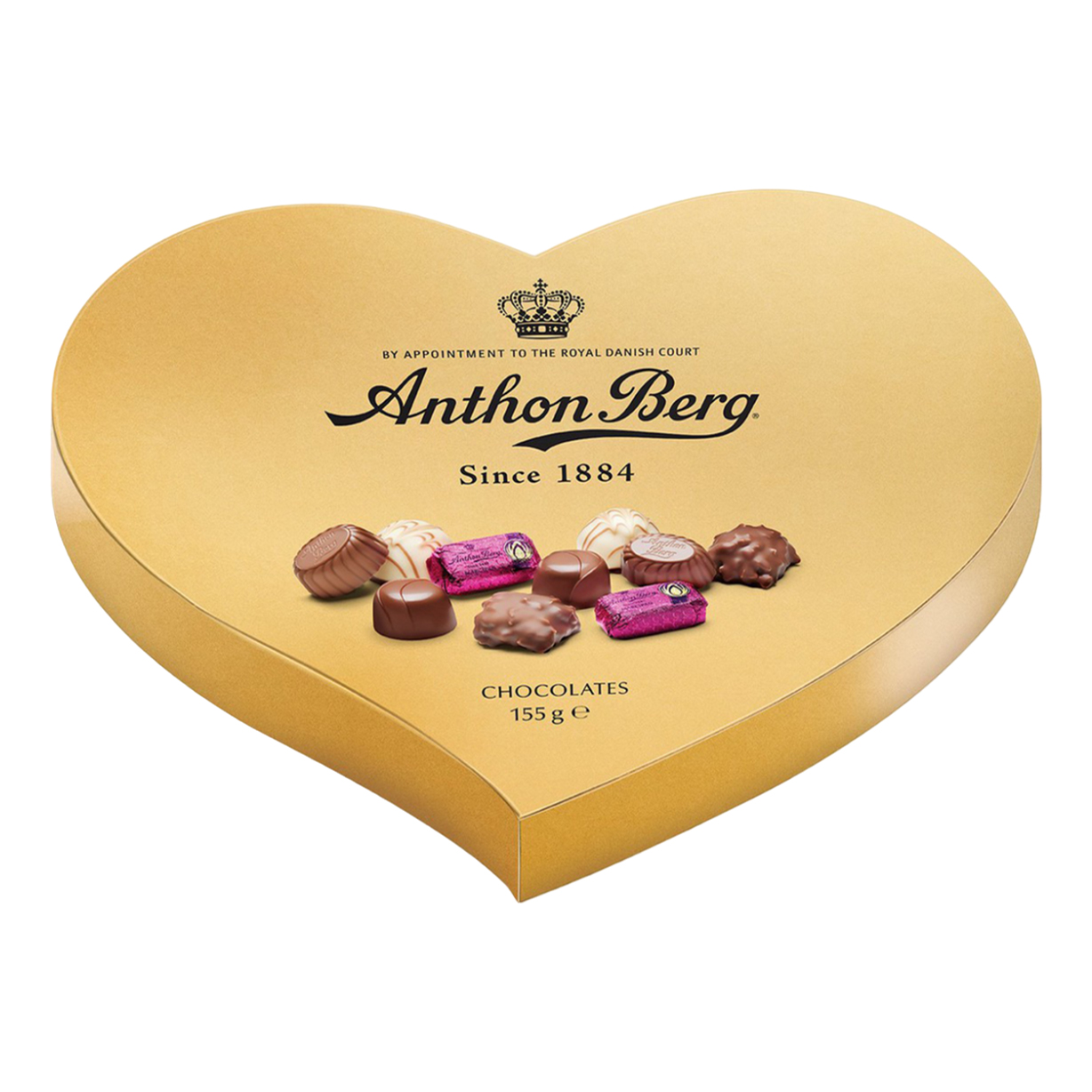 Набор конфет Anthon Berg Сердце ассорти 155 г