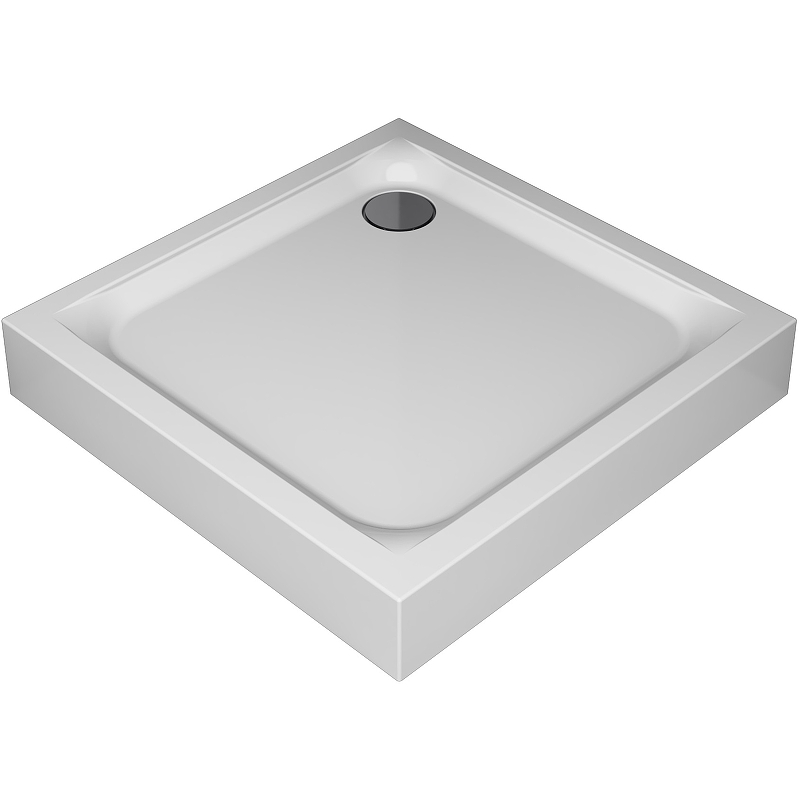 Поддон для душа из ABS-пластика AM.PM Gem 90x90 W90T-403-090W без антискользящего покрытия